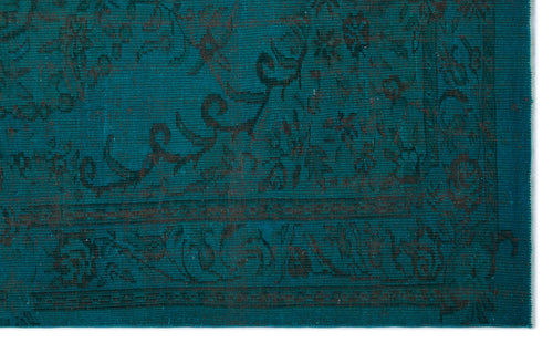 Load image 1 in gallery view. Teal rug with a dark charcoal traditional floral medallion pattern and a detailed border.