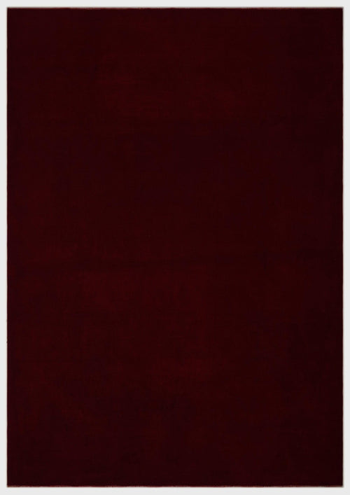 Load image 1 in gallery view. Solid deep burgundy rug with a uniform texture on a white background.