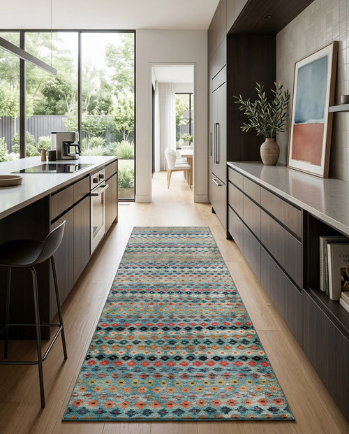 Load image 1 in gallery view. Aztec Ambience - Washable Rug - JR1086 (Custom Size)
