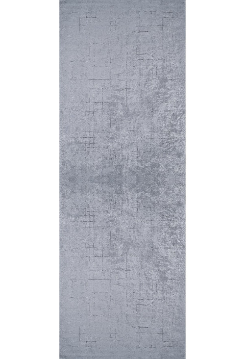 Bild 1 in Galerieansicht laden. The Bohemian Driftwood - Washable Rug - JR1951 features a rectangular gray-anthracite design with subtle geometric lines and a lightly distressed, modern look—perfect for high-traffic spaces and easy to clean.