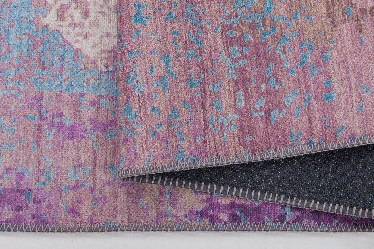 A close-up of the Faerie Weave - Washable Rug - JRS005 (Custom Size), ideal for high-traffic areas.