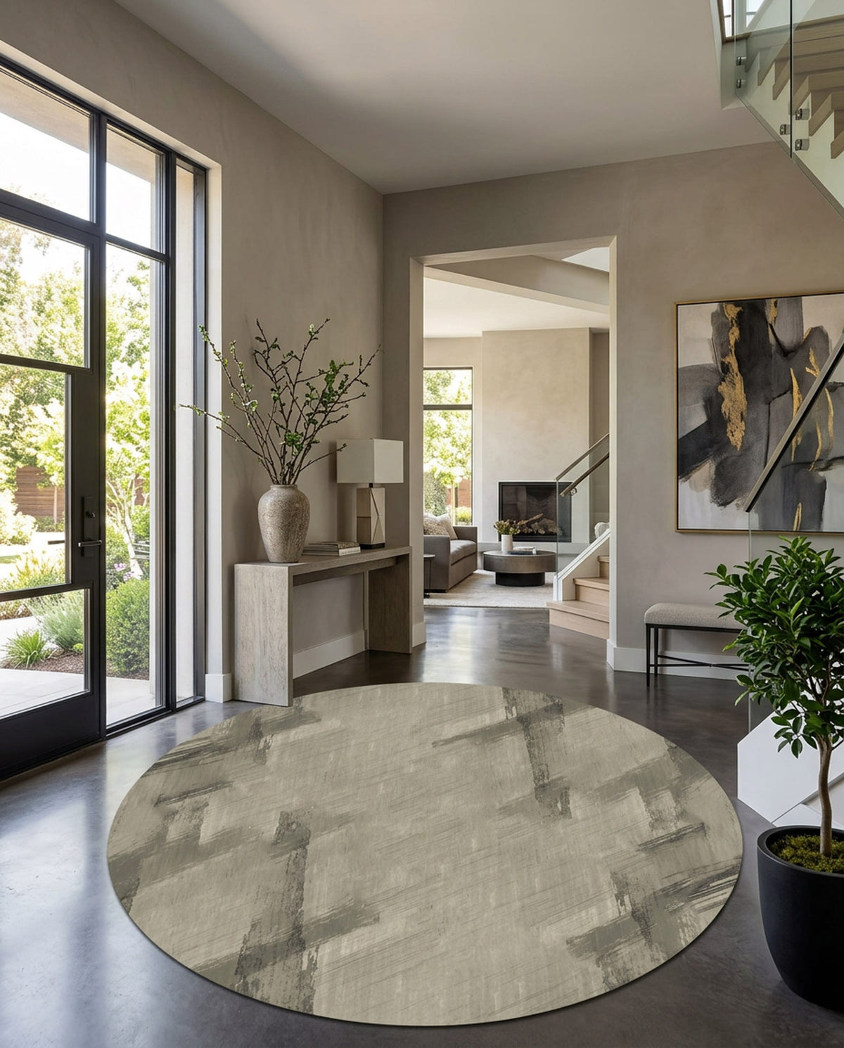 Misty Brush - Washable Rug - JRN1067