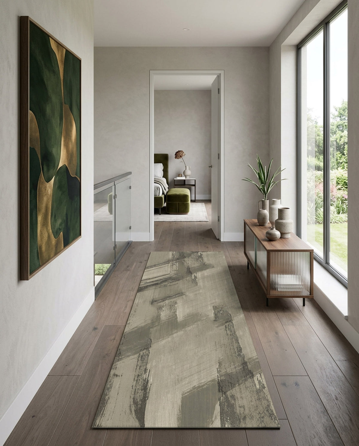 Misty Brush - Washable Rug - JRN1067