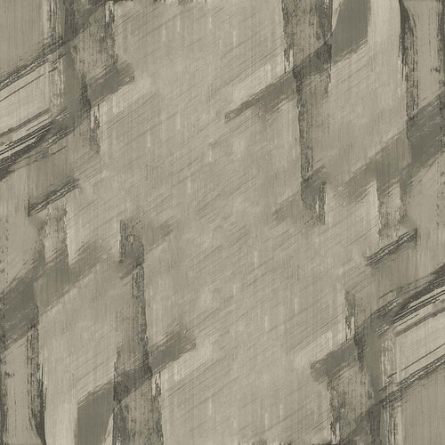 Load image 1 in gallery view. Taupe and charcoal abstract rug with a distressed, diagonal brushstroke pattern.
