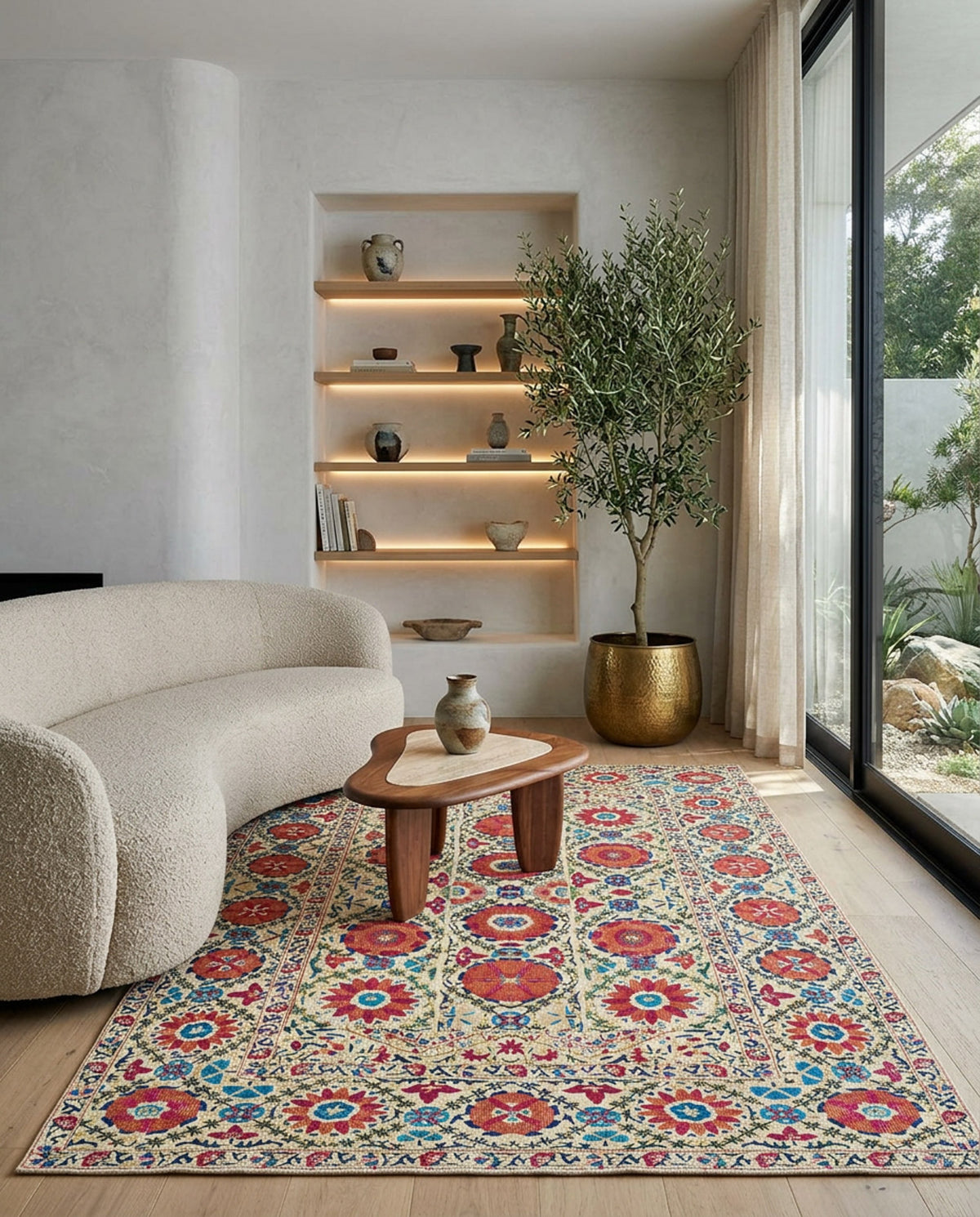 Orient Bloom - Washable Rug - JRN1029