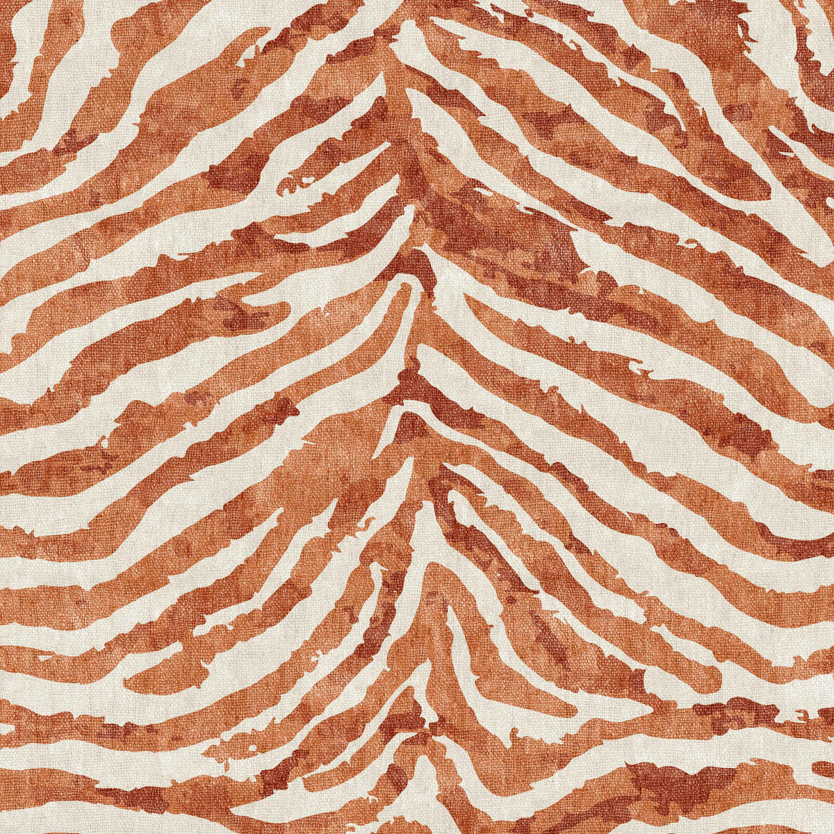 The Rustic Mirage - Washable Rug - JRN40 features a brown and beige zebra stripe pattern with wavy, irregular lines, creating a symmetrical, textured look—perfect as a flat weave rug for high-traffic areas.