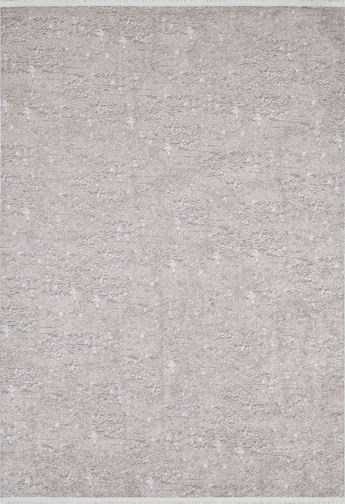 The Slate Charm - Washable Rug - JR1740 (Custom Size) features a light beige and gray mottled pattern with a subtle, textured look. Its uniform abstract design blends seamlessly with cream and beige rugs, perfect for high-traffic areas.