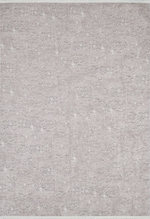 Load image 1 in gallery view. The Slate Charm - Washable Rug - JR1740 (Custom Size) features a light beige and gray mottled pattern with a subtle, textured look. Its uniform abstract design blends seamlessly with cream and beige rugs, perfect for high-traffic areas.