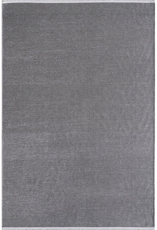Load image 1 in gallery view. The Velvet Touch Dark Gray Area Rug - PST004 features a large rectangular shape, solid gray color, subtle textured surface, and neatly finished edges—ideal for adding minimalist style to any room.