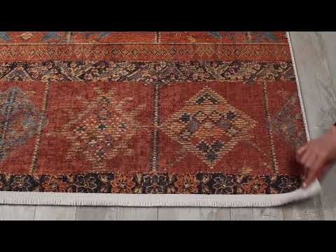 Load image 1 in gallery view. Ancient Palace - Washable Rug - JR1864 (Custom Size)