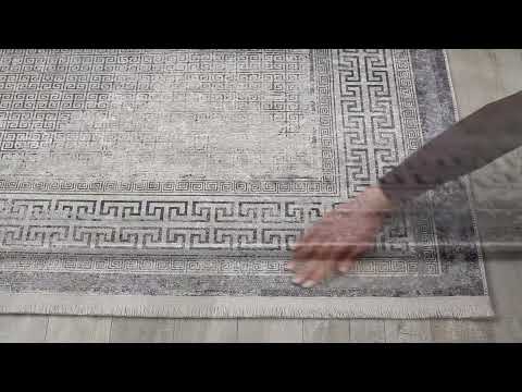 Load image 1 in gallery view. Bold Borderline - Washable Rug - JR1984 (Custom Size)