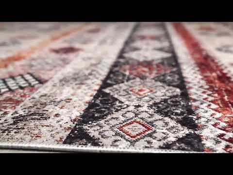 Load image 1 in gallery view. Boho Oasis - Washable Rug - JR1618 (Custom Size)