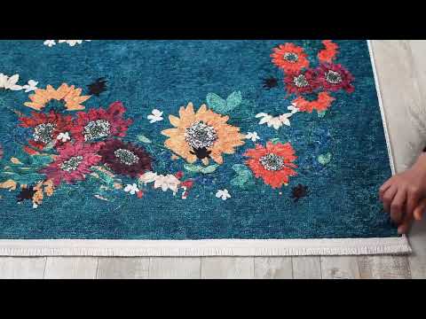 Load image 1 in gallery view. Nature's Tapestry - Washable Rug - JR1674 (Custom Size)