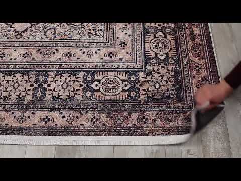 Load image 1 in gallery view. Vintage Charm - Washable Rug - JR1933 (Custom Size)