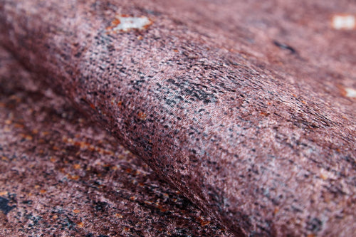 Bild 1 in Galerieansicht laden. A close-up of Boho Magic - Washable Rug - JR1993 shows its brownish-pink, speckled texture—resembling stone or rough paper—ideal for allergy-sensitive spaces that want the look of bronze and brown rugs.