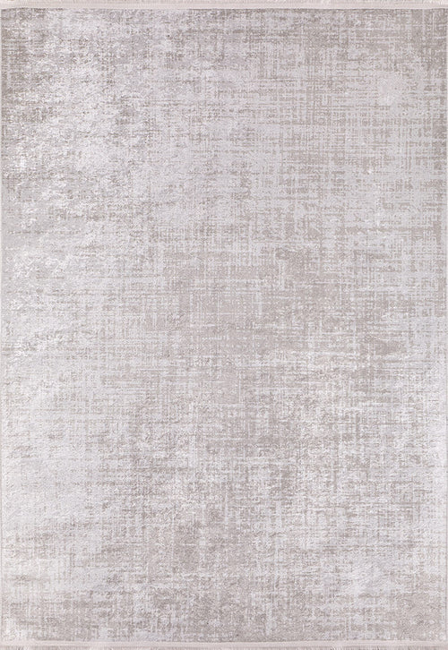 Load image 1 in gallery view. The Sea Spray - Washable Rug - JR847 is a large rectangular flat weave rug featuring a subtle textured pattern in light grey and off-white tones for a modern, distressed look with neatly finished edges.