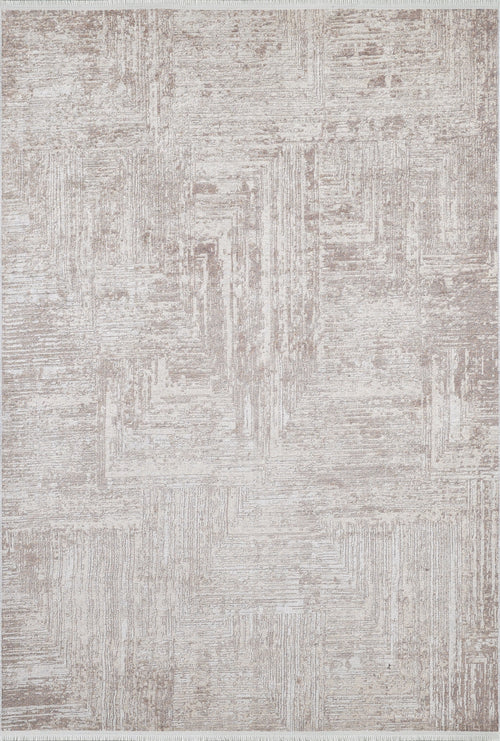 Load image 1 in gallery view. The Wildflower Fields - Washable Rug - JR1632 features a neutral flat weave with a subtle geometric pattern in beige and off-white tones, offering a slightly distressed texture. Stylish and convenient, this rug is easy to wash for effortless upkeep.